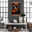 «Man Play Guitare Lose Your Mind», reproduction d'art graphique sur toile tendue-1270104178