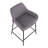 Cassiopeia Upholstered Counter Stool with Metal Frame-819517405-819517393-819517392