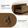 Advith 50'' H Traditional 5 - Drawer Dresser with Hidden Drawer and Separate Storage