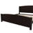 King Size Solid Wood Platform Bed with Support Slats – Sturdy, No Box Spring Needed, Espresso-726433675-726433397