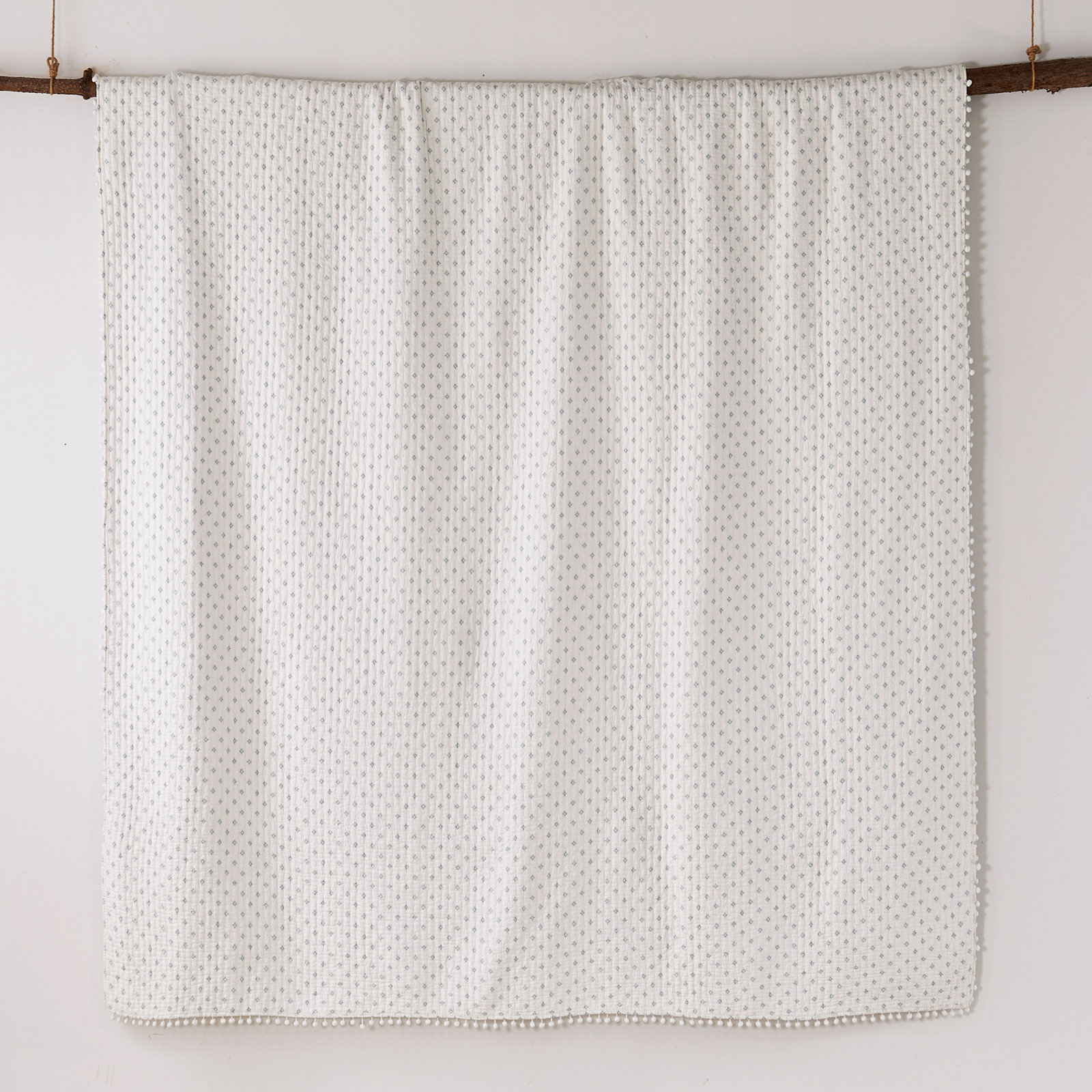 Cotton Quilt Set, Full / Double Quilt + 2 Standard Shams