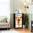 4 Drawer Dresser for Bedroom, Narrow Chest of Drawers, Wooden Top and Study Iron Frame 18"x37.5"-(WxH)