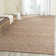Mora Hand Woven Jute/Cotton Geometric Rug in Camel