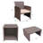 Rand 2 - Person Patio Conversation Set with Cushions-1879727271