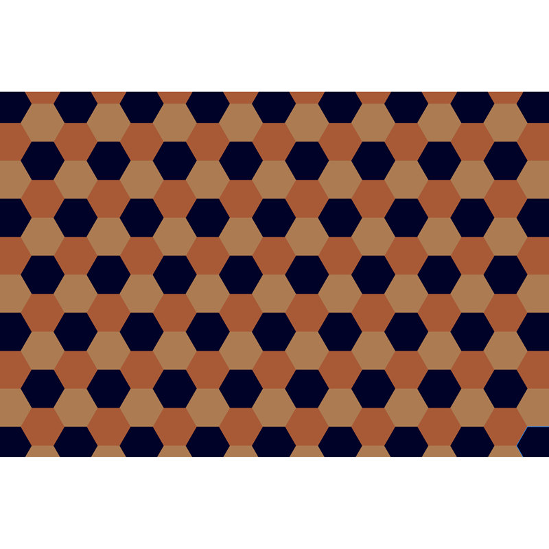 Neighburly Non-Slip Geometric Outdoor Doormat