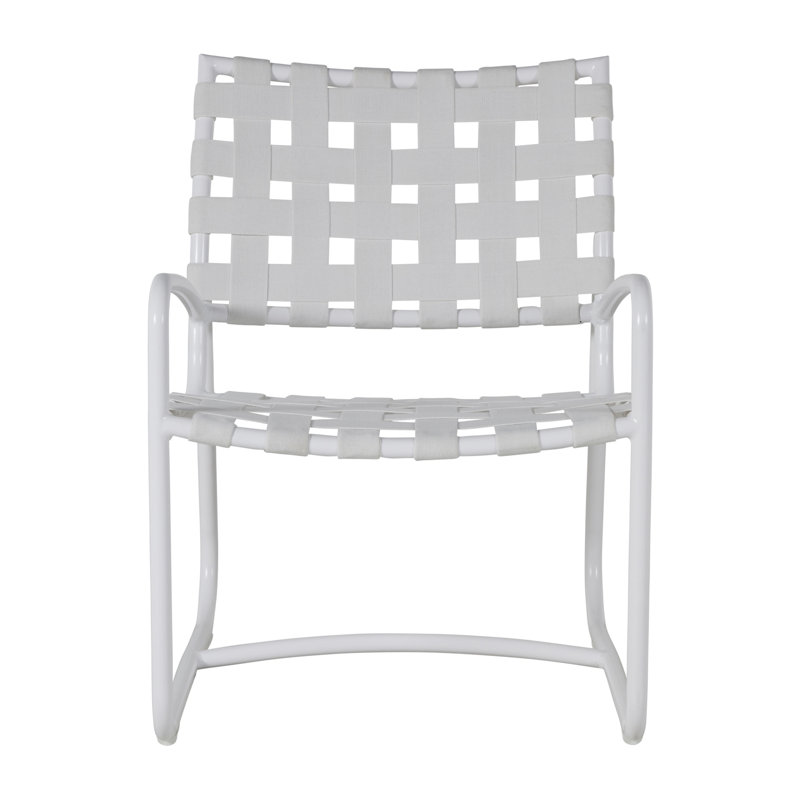 Catalina Patio Chair, Chalk/White