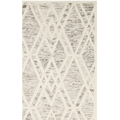 Ellicott Hand Tufted Wool Geometric Rug