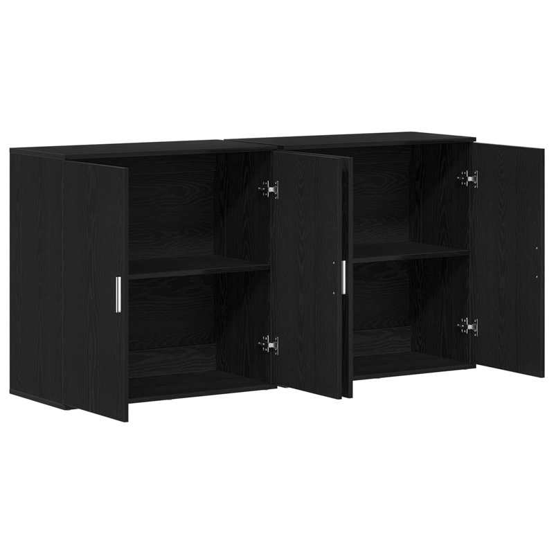 79cm Sideboard, Black Oak