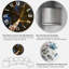 Low Angle View Of The Trees With A Walkway - Traditional Wall Clock-99177444