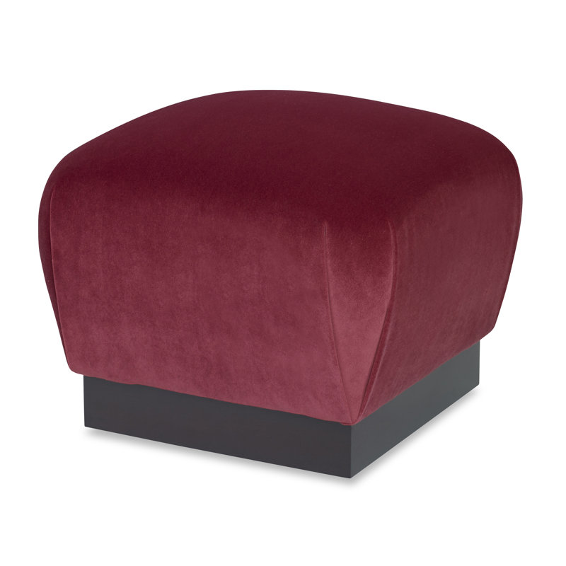 Tussock Square Ottoman, Amber, Libby Linen