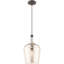 Luminaire suspendu en forme de dôme à 1 lumière Basra-1367368305-1367368304