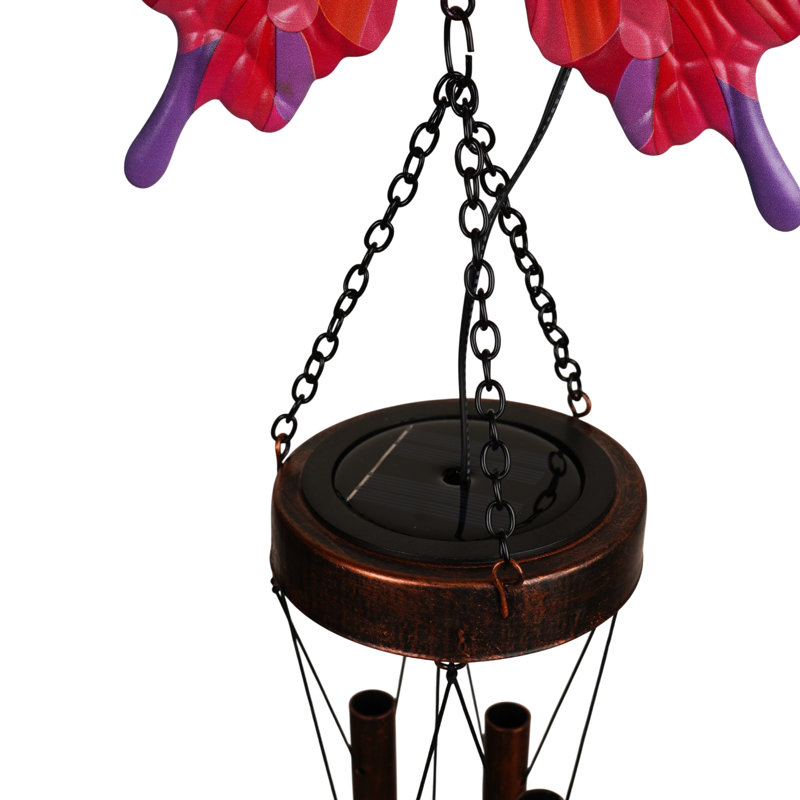  Solar Windchime Butterfly