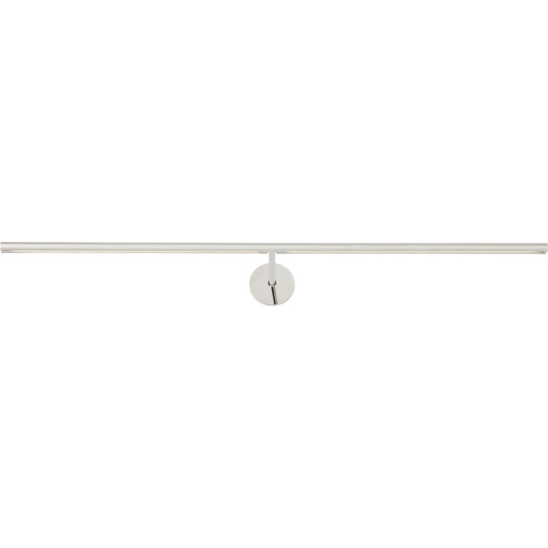 Plural Dome Picture Light, Polished Nickel, 0.5" H x 30" W x 8.9" D, 20.8