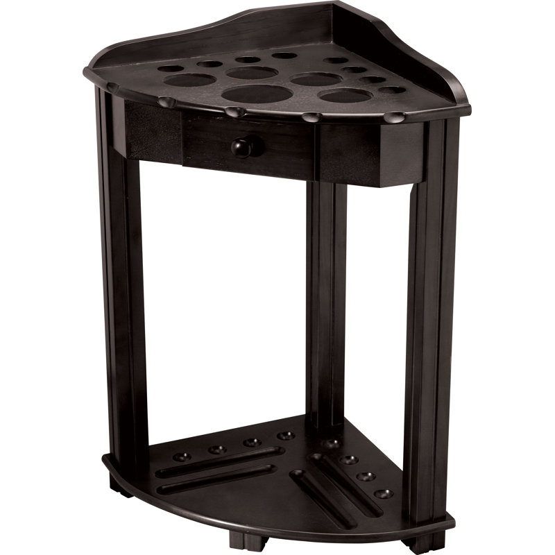 Action FRH8 Heavy Duty 8-Cue Pool Cue Floor Rack - Midnight, Midnight