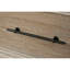 1pc Oak Finish Eight Drawers Dresser Solid Rubberwood Contemporary Sleek Ample Storage