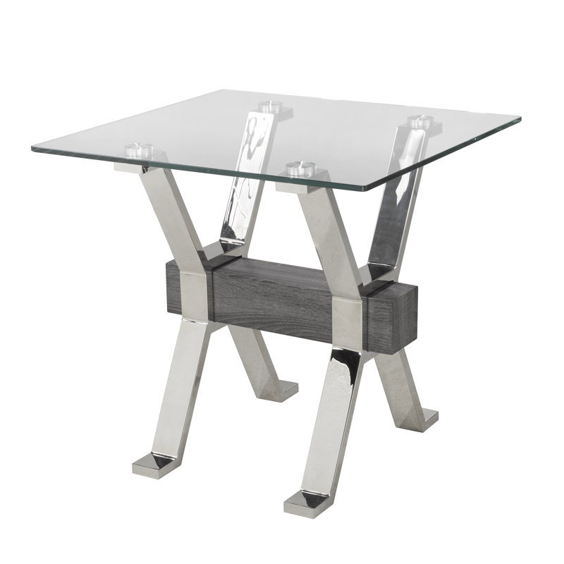 Table de salle à manger à tréteaux 24 po Azareel