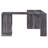 Travis 59.25"W L-Shaped Executive Desk with Power Outlet-1156383223