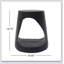 Table d'appoint creuse, texture semblable au bois, couleur noire-623609920