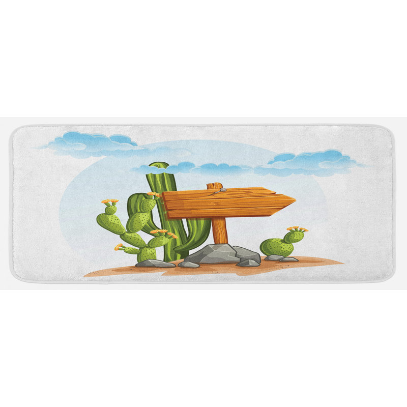 Coastal Synthetic Kitchen Mat