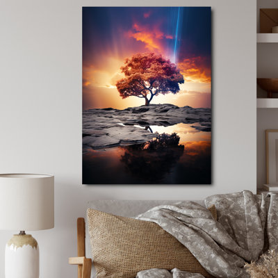 «Tree Rainbow Ethereal Radiance», reproduction sur toile