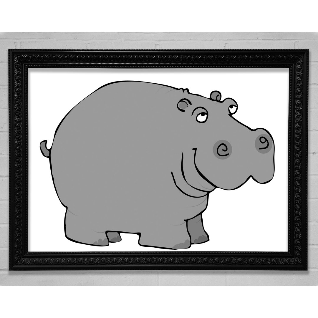 Big Fat Hippo Silber - Druck