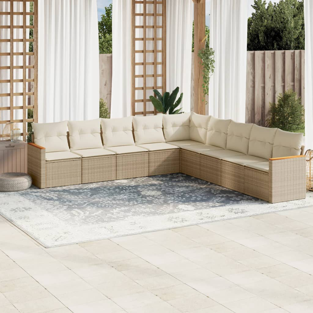 Gartensofa mit Kissen Anantram