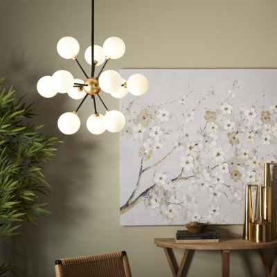 Lustre sphérique Spoutnik à 10 lumières Aous