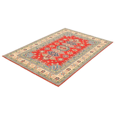 Gazni One-of-a-Kind 6' X 8'11'' 2010s Wool Area Rug in Green