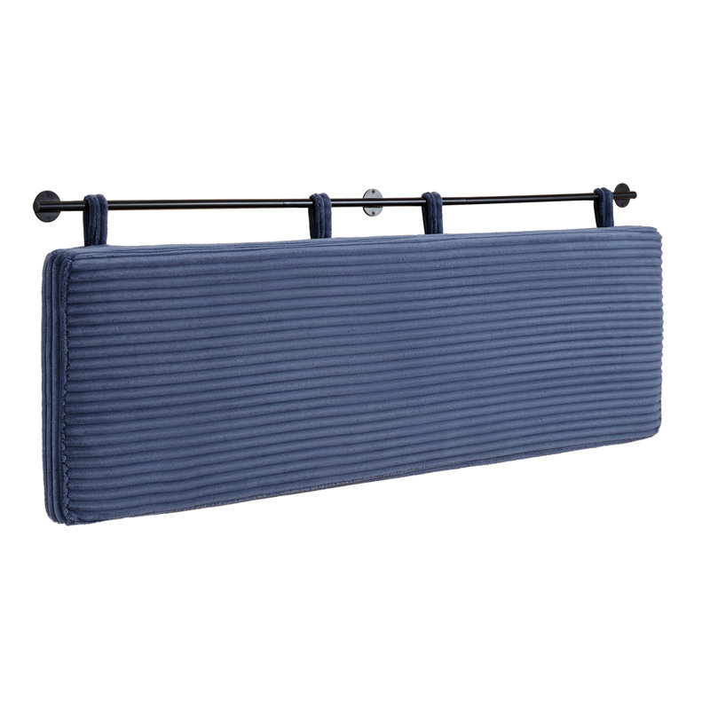 Easy Installation Upholstered Headboard, Blue