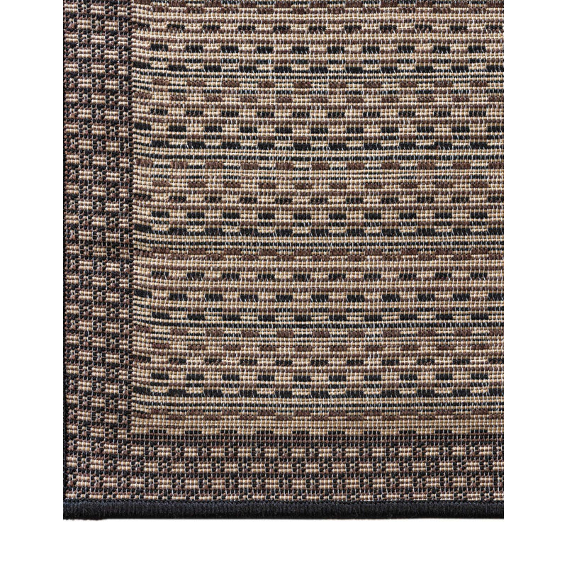 Tapis intérieur / extérieur à rayures Mokszycki, Tapis de couloir 2 pi 2 po x 6 pi