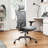 Ergonomic Game Chairs With 3 Way Armrests Lumbar Support And Adjustable Headrest High Back Tilt Function-182555734
