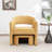 Kyah Upholstered Barrel Chair With Ottoman-1755270615