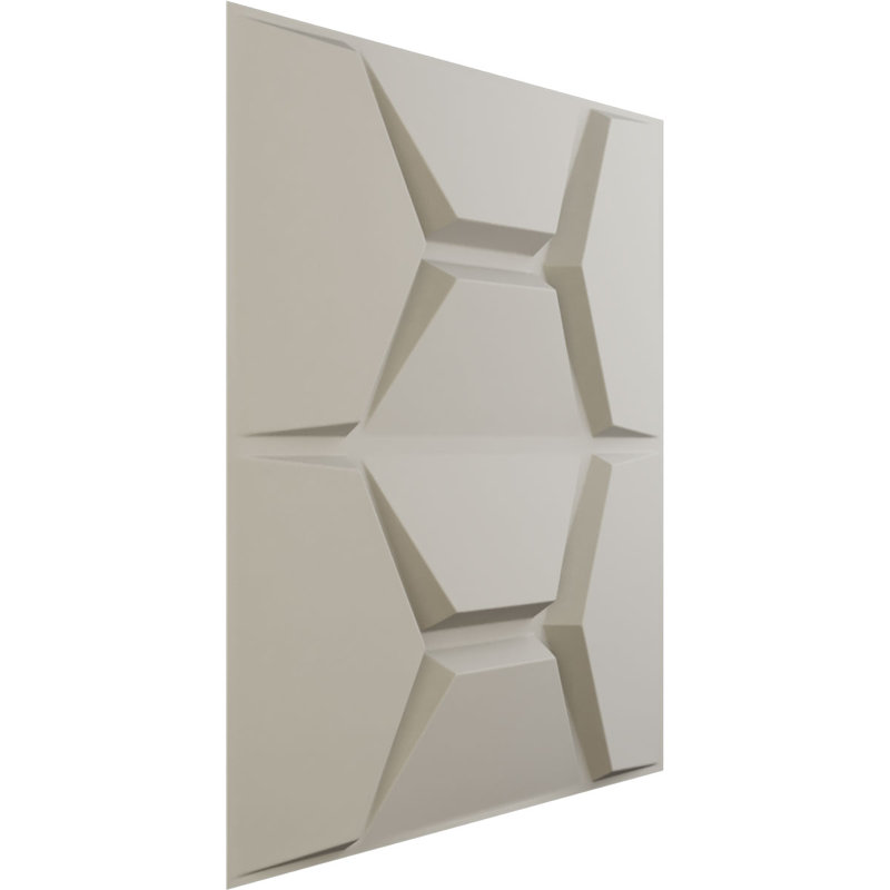 Panneau mural 3D décoratif Colony EnduraWall, Blanc fleur satiné UltraCover