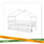 Lit simple en bois avec deux tiroirs-1579916029