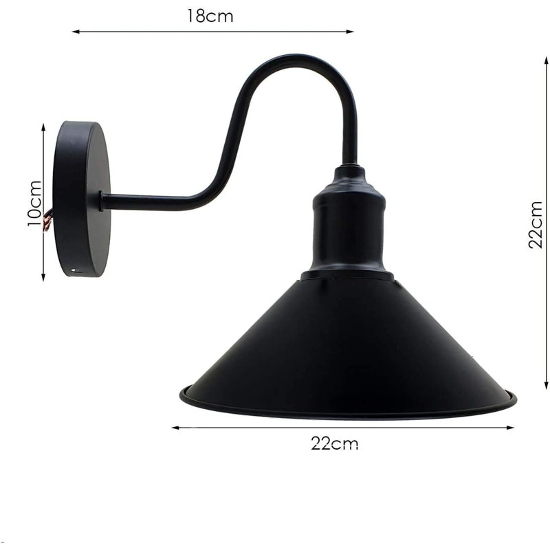 Armed Sconce, Black