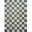 Chester Living Room Shaggy Area Rug Modern - Contemporary Checkered Design 30Mm Plush Pile Jute Backing Soft Woven Carpet -Hallway Indoor Rug, Jade Green-1988178600