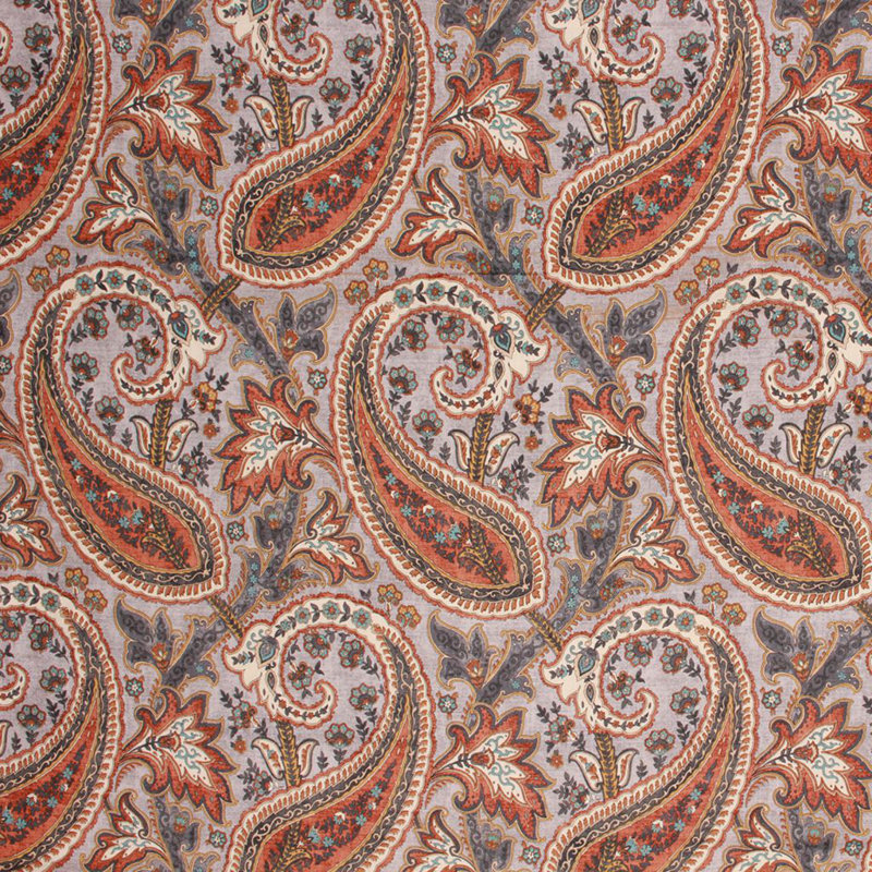 Tissu motif cachemire Inspired Living, Kaki