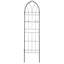 Treillis de jardin en métal 78,7 po x 19,7 po, antirouille, 2 pour plantes grimpant à l'extérieur, noir avec 2 porte-pots Trellis extérieur antirouille 78,7 po x 19,7 po, plantes en paquet, robuste