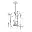 Tura - Light Rectangle Chandelier-607788024-607788027