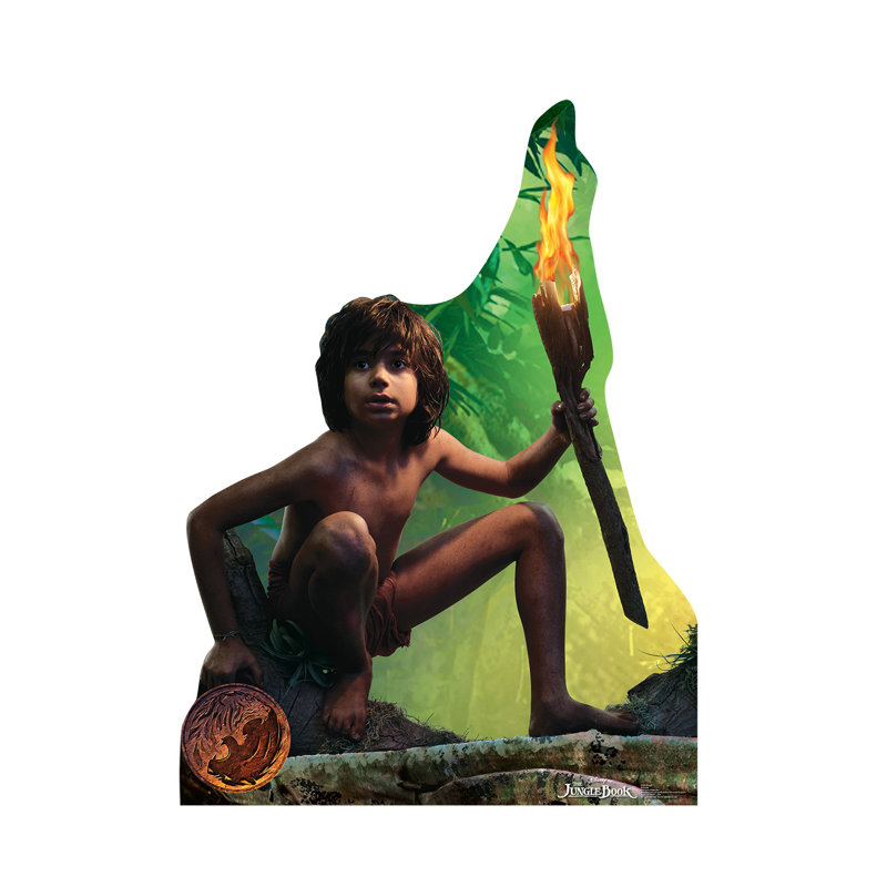 Découpée en carton life live action de la jungle-mowgli disney live action