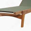 Chaise longue d'extérieur à structure en bois-45218523