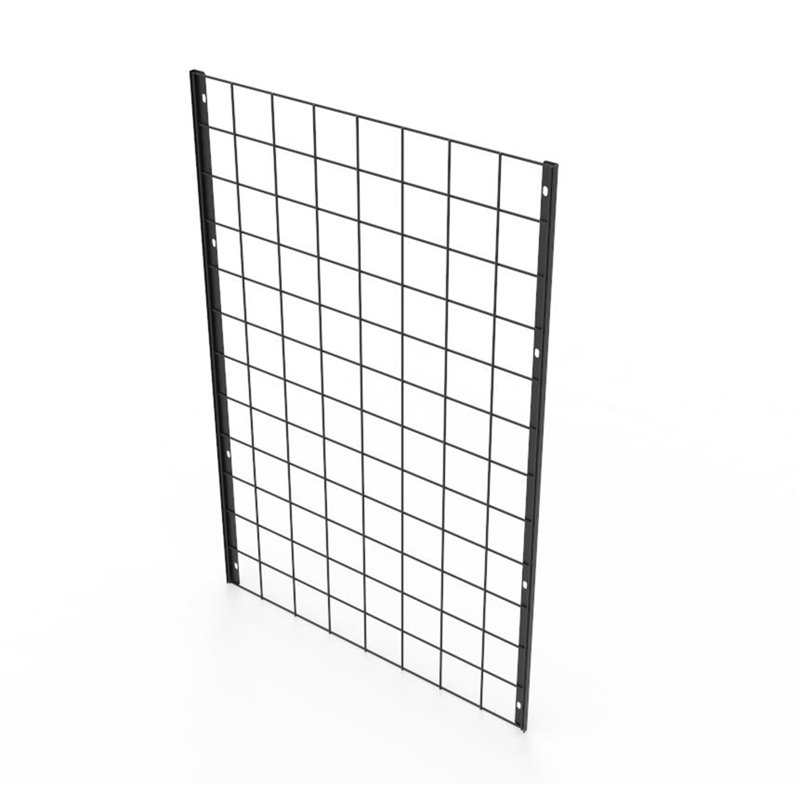 Rebrilliant® Rebrilliant 2 pi x 6 pi (Livré en 2 PCS de 2 x 3 pi) Grille de présentation murale grillagée murale 15809NEW-NOIR