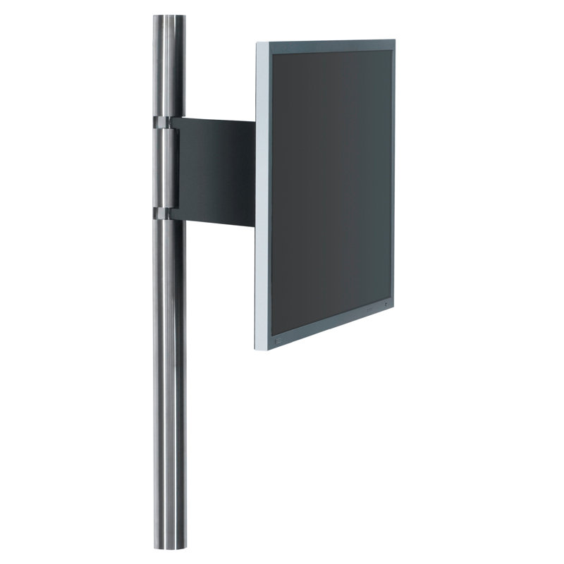 Proietti Brayden Studio Single Screen Wall Mount, Silver