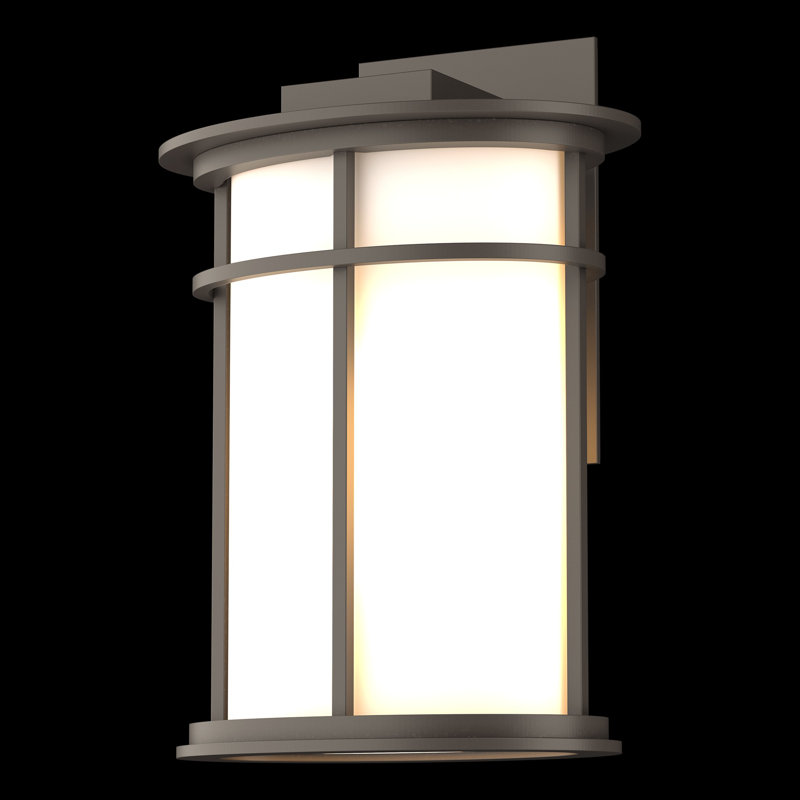 Province Outdoor Armed Sconce, 12.2" H x 8.5" W x 6" D, Coastal Dark Smoke