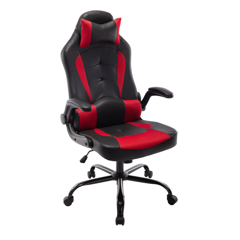 Fauteuil de jeu Meridian, Noir / Rouge
