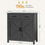 32" Wood Sideboard Console Table with Drawers and Cabinets-106404648