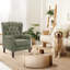 Angiolino Upholstered Button Tufted Small Accent Chair Armchair-1703948227