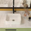 Lavabo de salle de bain rectangulaire en céramique blanche 16 "X12"-120676331