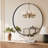 Alauni Metal Round Wall Mirror,Decorative Mirror for Bathroom,Entryway,Hallway -1300406101-1300406096