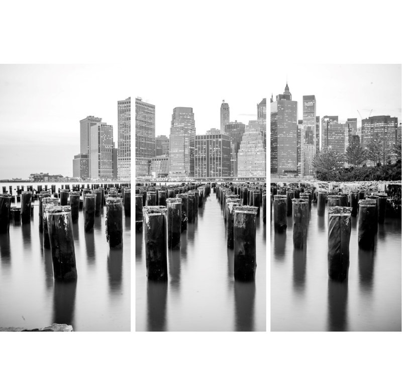 Les Pontons Print, 30" H x 60" W